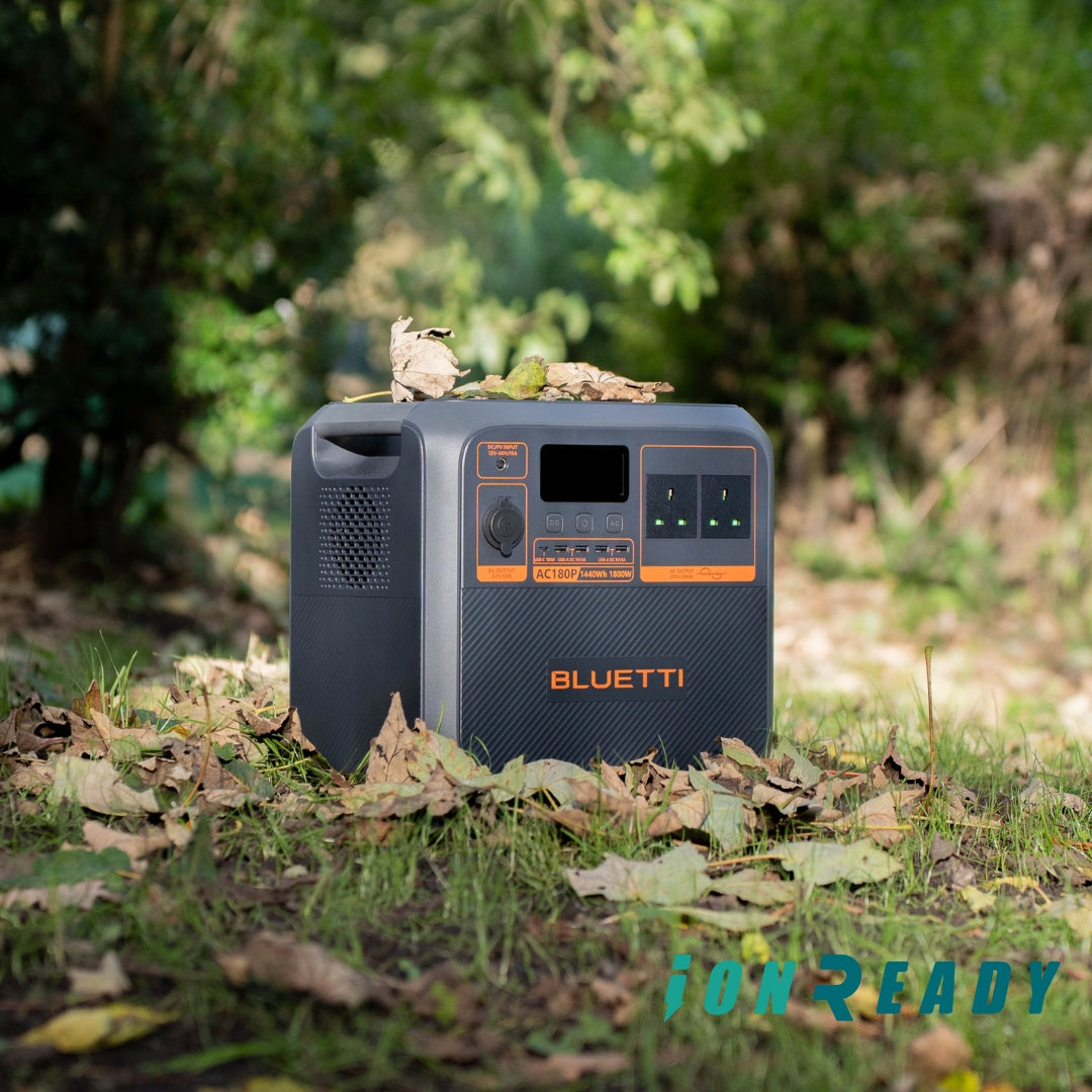BLUETTI AC180P Portable Power Station | LiFePO4 Battery Backup w/ 1800W (1440Wh Capacity) AC Outlets, Recharge from 0-80% in 30 Min., Solar Generator for Outdoor Camping (Solar Panel Optional)