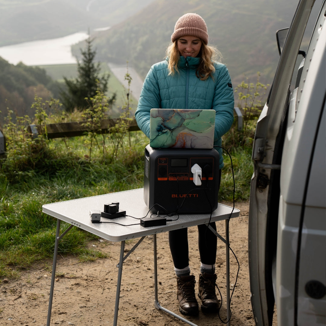 BLUETTI AC180P Portable Power Station | LiFePO4 Battery Backup w/ 1800W (1440Wh Capacity) AC Outlets, Recharge from 0-80% in 30 Min., Solar Generator for Outdoor Camping (Solar Panel Optional)