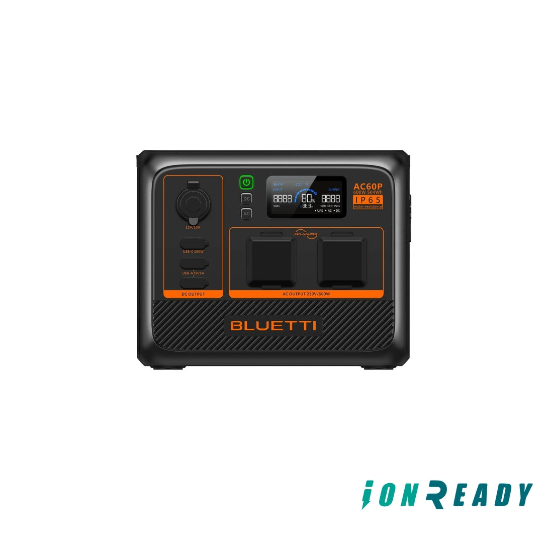 BLUETTI AC60P Portable Power Station | 600W 504Wh