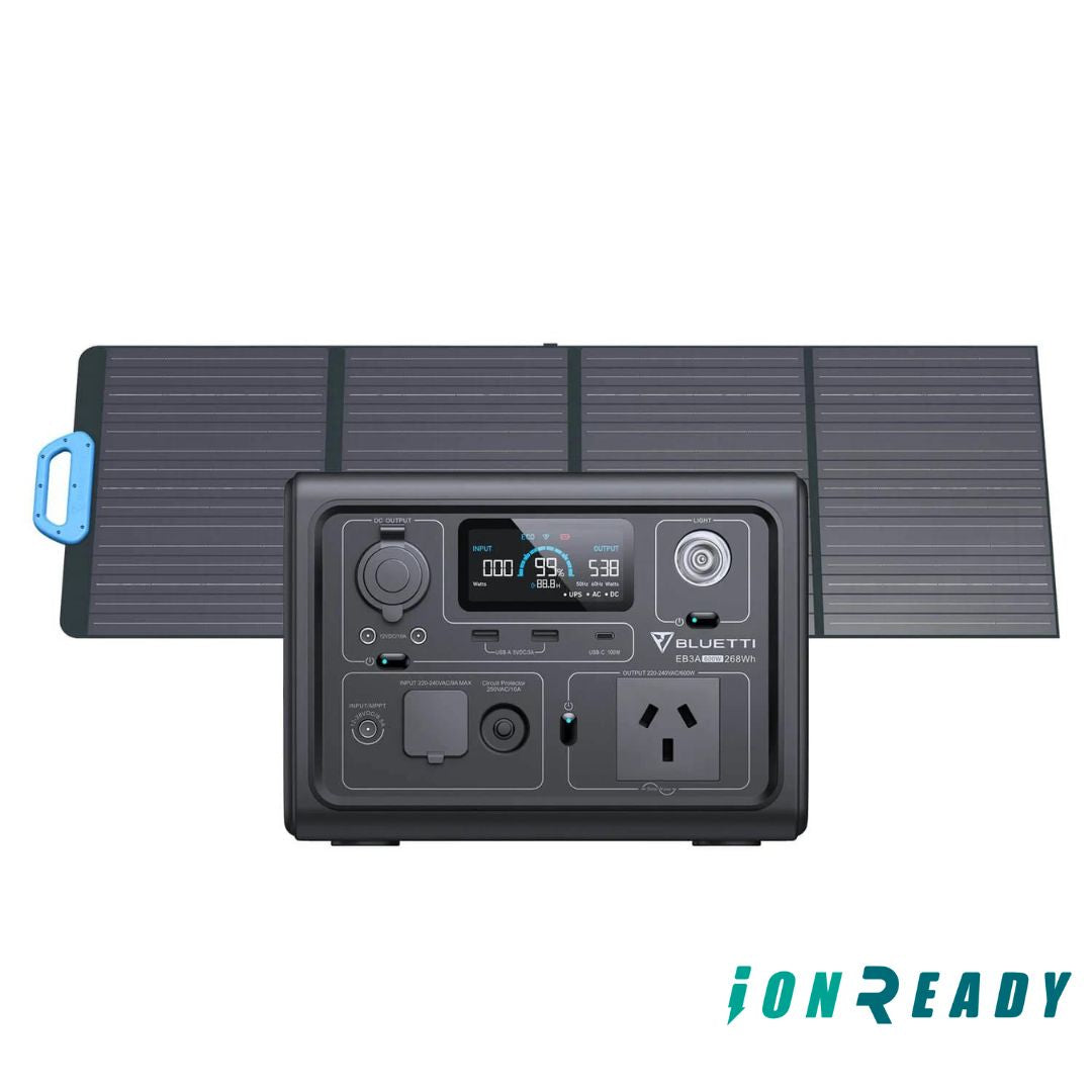 EB3A Power Station + PV120W Solar Panel Bundle