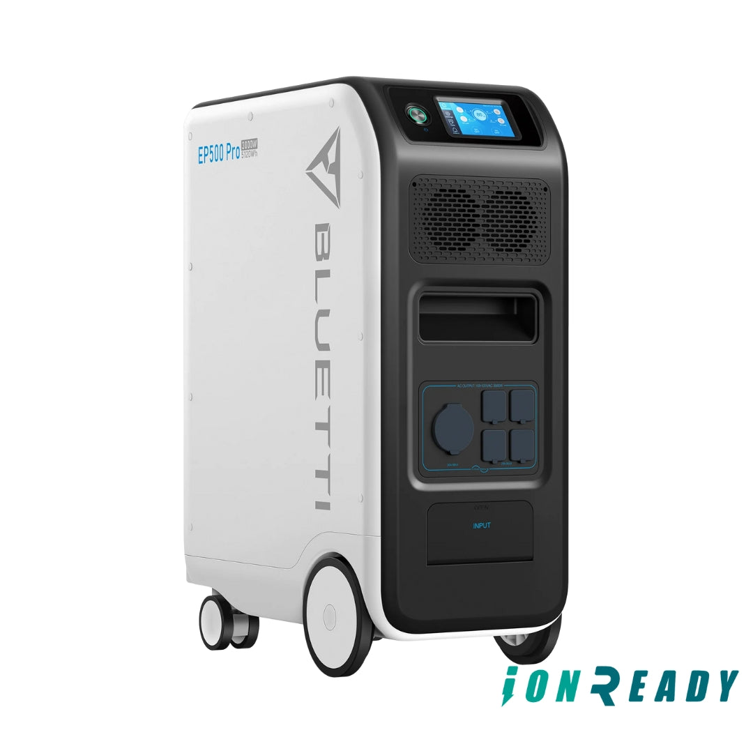 BLUETTI EP500Pro Solar Power Station | 3000W 5100Wh LiFePO4 Battery Fast Charge Solar Generator for Outdoor Camping