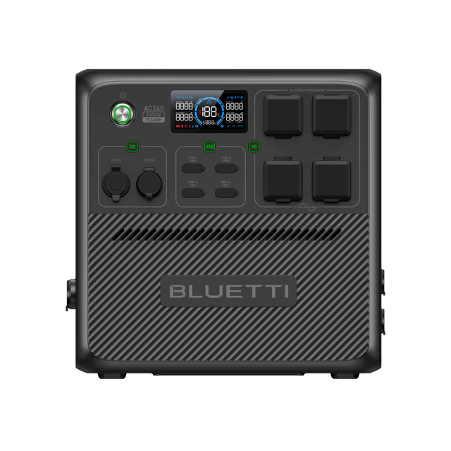 BLUETTI AC240 Portable Power Station | 2,400W Output, 1,536Wh Capacity