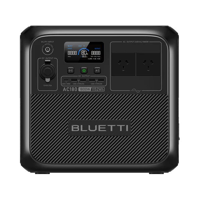 BLUETTI AC180 Portable Power Station | 1,800W Output, 1,152Wh Capacity