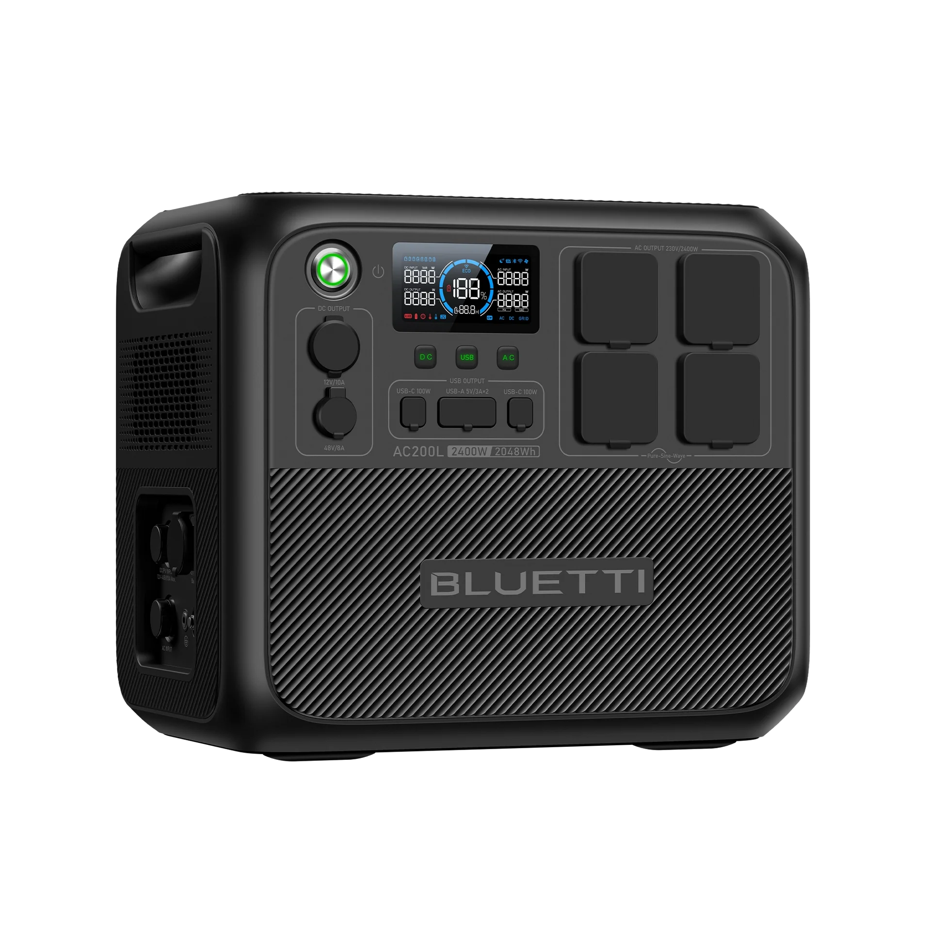 BLUETTI AC200L Portable Power Station | 2,400W 2,048Wh