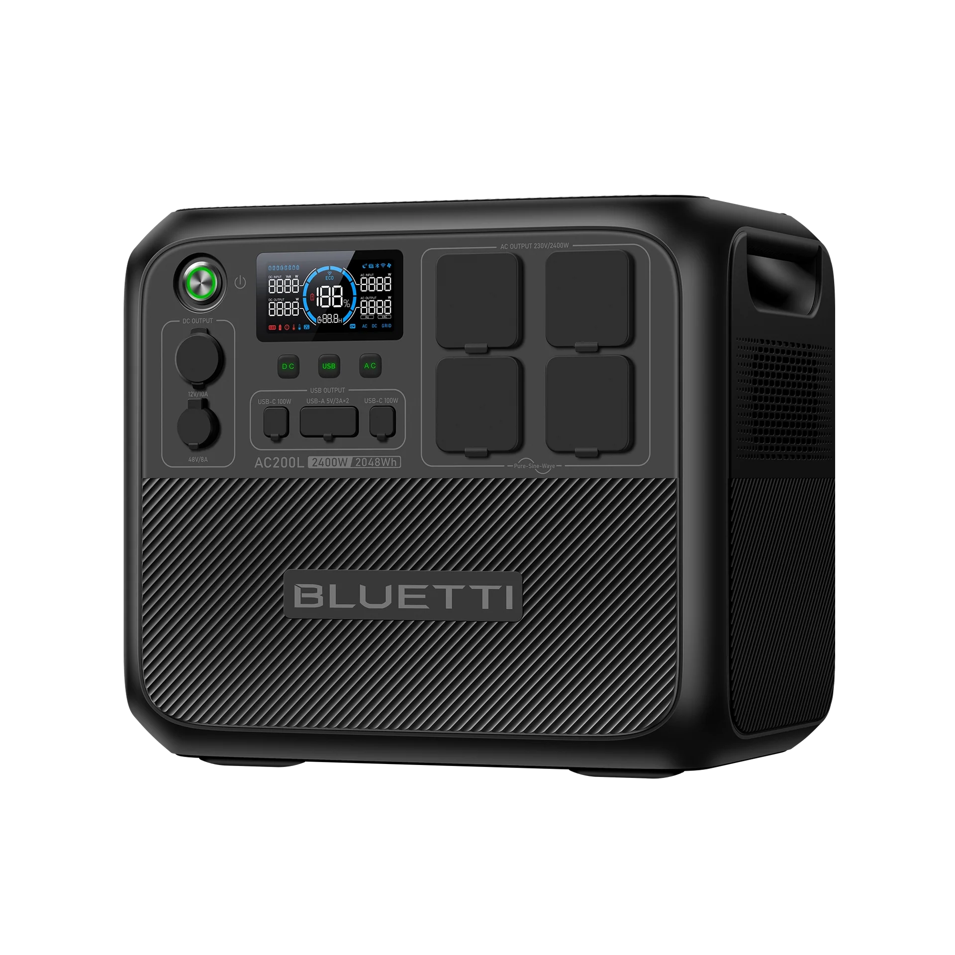 BLUETTI AC200L Portable Power Station | 2,400W 2,048Wh