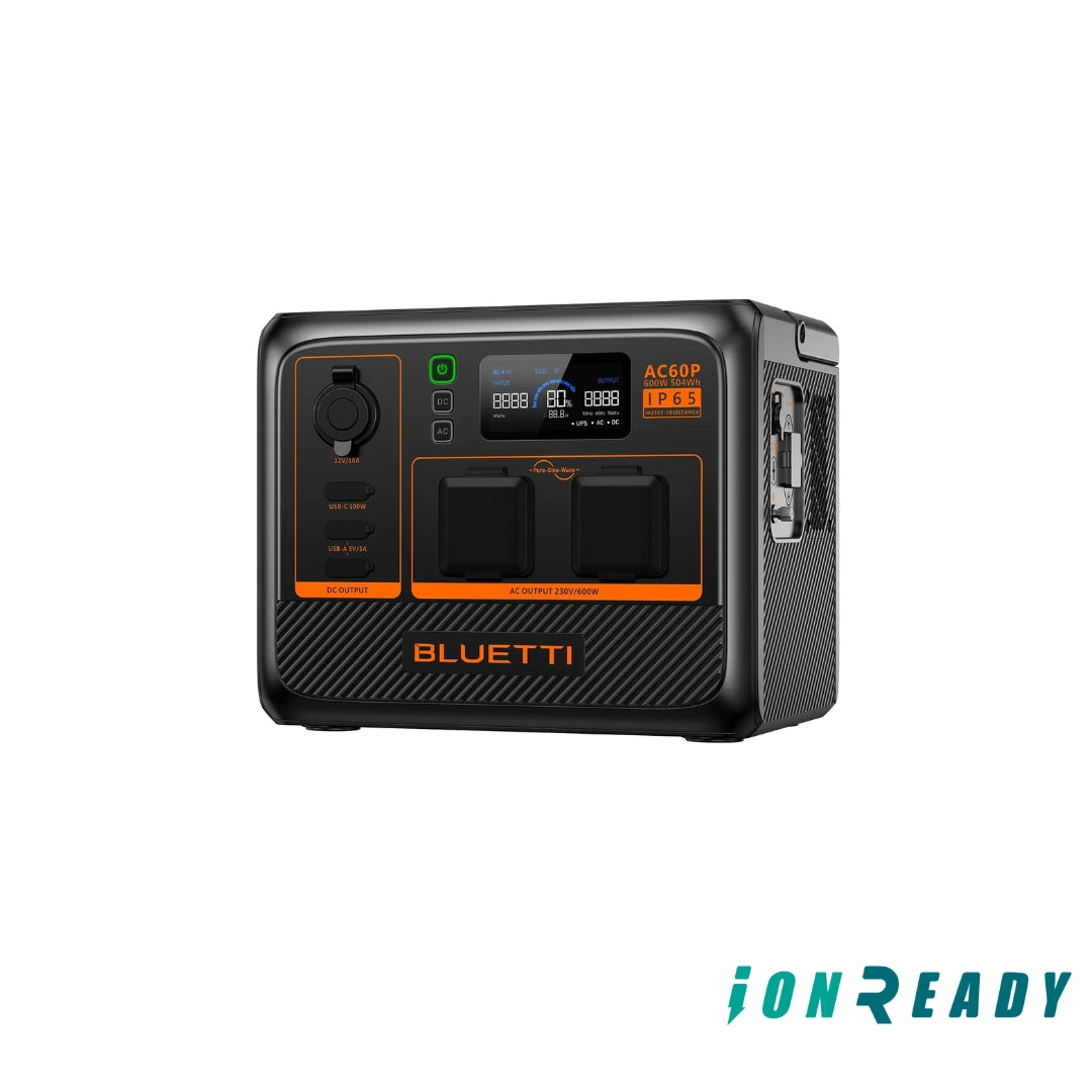 BLUETTI AC60P Portable Power Station | 600W 403Wh