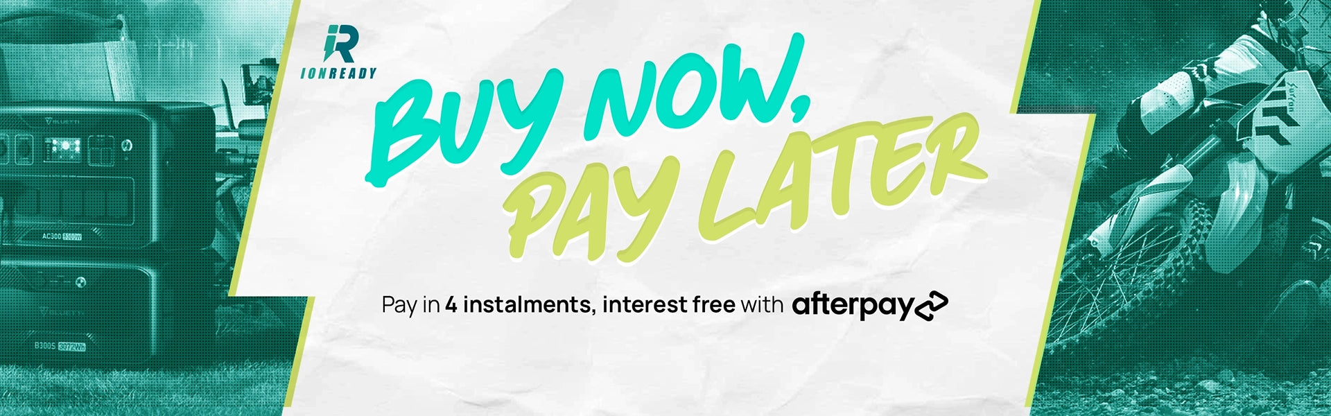 Buy Now & Pay Later with Afterpay - IONREADY